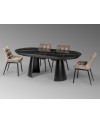 CAPRI -MESA COMEDOR- T MARMOL NEGRO